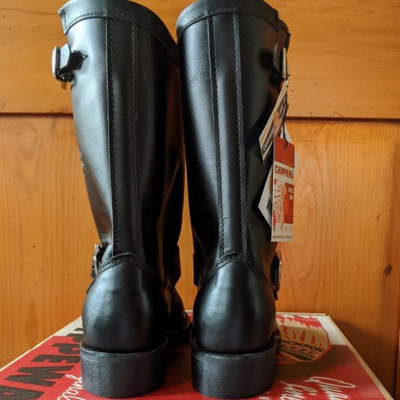 Leather Raynard Moto Boots 